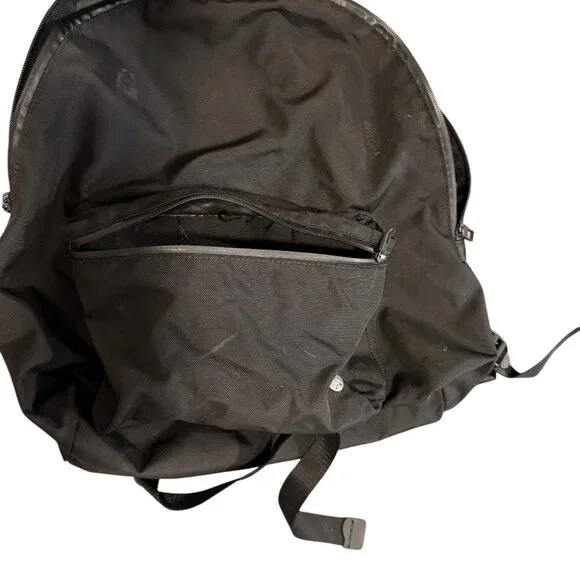 Lululemon Black Zipper Backpack with Single Front Zipper Pocket- Small- Basic - Picture 6 of 10